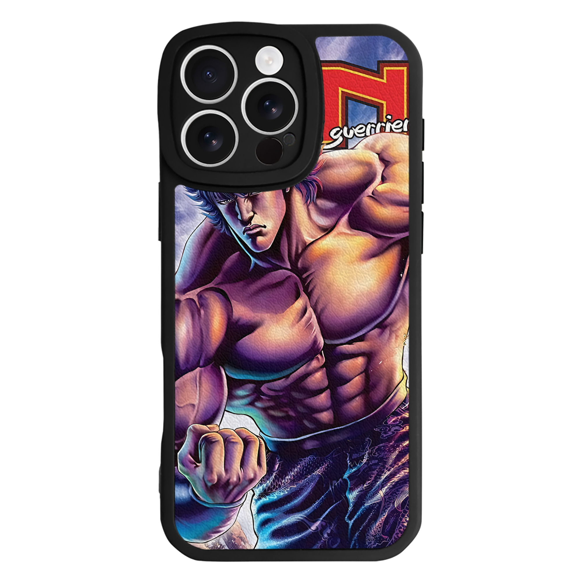 （画像用） 北斗の拳 Fist of the North Star 【iPhone 16シリーズ対応】シリコンスマホケース（レザー調） 材質：シリコン